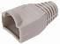 ITK Колпачок изолирующий для разъема RJ-45, PVC, СЕРЫЙ