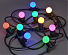 Гирлянда уличная белт-лайт 5м 10RGB IP65 черный шнур 3м 230В тр. IEK