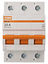 Выключатель нагрузки (мини-рубильник) ВН-32 3P 25A Home Use TDM