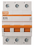 Выключатель нагрузки (мини-рубильник) ВН-32 3P 63A Home Use TDM