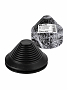 Кабельный ввод мембранный КВМП-1 (Пирамидка 86/76), резина, RAL9005, IP54 TDM