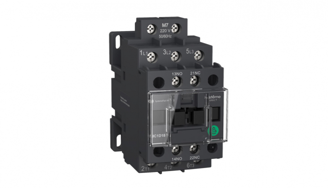 Systeme Electric SystemePact MCP Контактор MC1D 3P 9A НО+НЗ 220V 50/60ГЦ