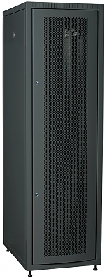 ITK Шкаф LINEA E 42U 600х800мм двери 2шт перф. и метал. чер.