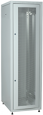 ITK Шкаф LINEA E 42U 600х800мм двери 2шт перф. и метал. сер.