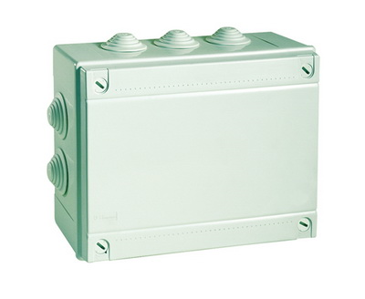 Коробка ответвит. с кабельными вводами, IP55, 120х80х50мм