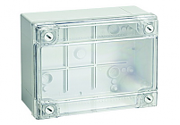 Коробка ответвит. с гладкими стенками, прозрачная, IP56, 380х300х120мм