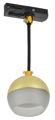 LIGHTING Светильник 4119 декоративный трековый подвесной под лампу GX53 золото IEK