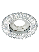Светильник встраиваемый СВ 03-16 GX53 230В LED подсветка 5 Вт зеркальный/хром TDM