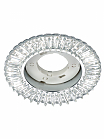 Светильник встраиваемый СВ 03-16 GX53 230В LED подсветка 5 Вт зеркальный/хром TDM