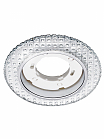Светильник встраиваемый СВ 03-17 GX53 230В LED подсветка 5 Вт зеркальный/хром TDM