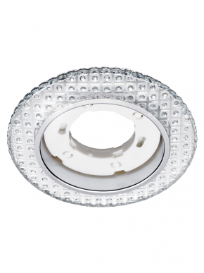 Светильник встраиваемый СВ 03-17 GX53 230В LED подсветка 5 Вт зеркальный/хром TDM