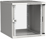 ITK Шкаф LINEA WE 9U 600x600мм дверь стекло серый