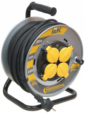 Катушка УК30 2P+PE/30м КГ 3х1,5мм2 IP44 