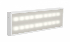 LIGHTING PRO Светильник светодиодный ДВО 1011 18Вт 4000К IP40 595х180мм опал IEK