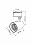 Светильник трековый однофазный LED TRL-02-015-WB 15 Вт, 24°, 3000 К, 90 Ra, черный, TDM