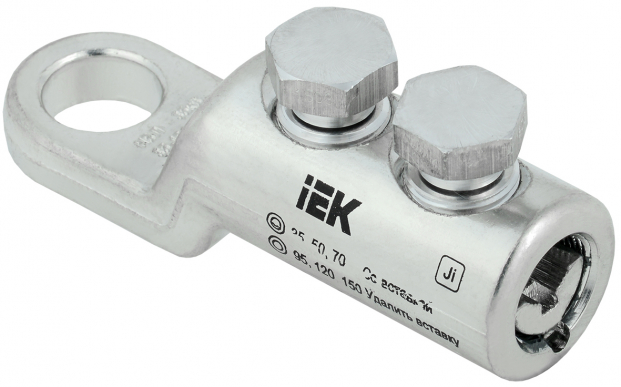 Наконечник болтовой луженый НБЛ 35-150-16/2 35кВ IEK (20 шт)