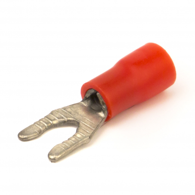 Наконечник вилочный с изолир.фланцем 0,25-1,5 кв.мм 3,5 мм   (НВИ) (100шт)