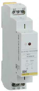 Реле промежут. OIR 1 конт. 16А 110В AC/DC IEK