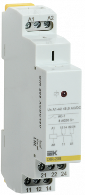 Реле промежут. OIR 2 конт. 8А 48В AC/DC IEK