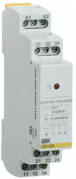 Реле промежут. OIR 3 конт. 8А 110В AC/DC IEK