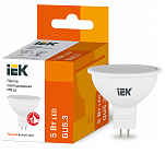 Лампа LED MR16 софит 5Вт 230В 3000К GU5.3 IEK