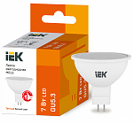Лампа LED MR16 софит 7Вт 230В 3000К GU5.3 IEK