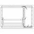 Комплект для создания кабельного отсека, для шкафов DAE/CQE 1800 x 400