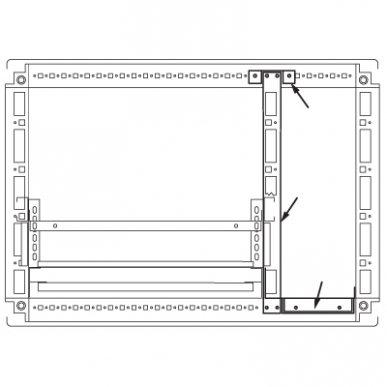 Комплект для создания кабельного отсека, для шкафов DAE/CQE 1800 x 400