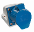 Розетка стац. ССИ-133 63А-6ч 220В 2P+PE IP54 IEK