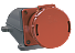 Розетка стац. ССИ-134 63А-6ч 380В 3P+PE IP54 IEK