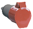 Розетка перенос. ССИ-225 32А-6ч 380В 3P+PE+N IP44 IEK