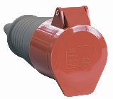 Розетка перенос. ССИ-225 32А-6ч 380В 3P+PE+N IP44 IEK