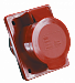 Розетка встр. ССИ-424 32А-6ч 380В 3P+PE IP44 IEK