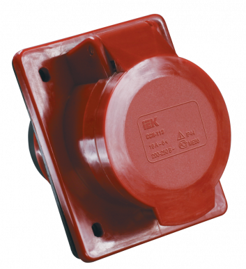 Розетка встр. ССИ-424 32А-6ч 380В 3P+PE IP44 IEK