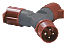 Адаптер двухлучевой ССИ-1012-214 16А-6ч 380В 3P+PE IP44 IEK