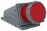 MAGNUM Розетка стац. ССИ-134 63А-6ч 380В 3P+PE IP67 IEK