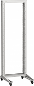 ITK LINEA F Стойка 1-рамная на рол. 37U 600х600мм серая