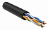 ITK Витая пара U/UTP 5E 4х2х24AWG solid LDPE черн. (305м) РФ