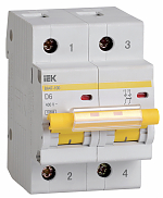 Авт. выкл. ВА47-100 2P 6А 10кА х-ка D IEK