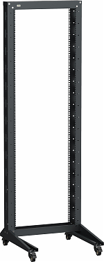 ITK LINEA F Стойка 1-рамная на рол. 47U 600х600мм черная