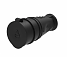 MULTISET Розетка 2К+З кабельная каучуковая 16 А/250 В IP44 ЧЁРНАЯ