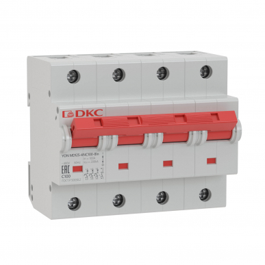 Выключатель автоматический модульный YON MD125-4ND80-14ln DKC (ДКС)