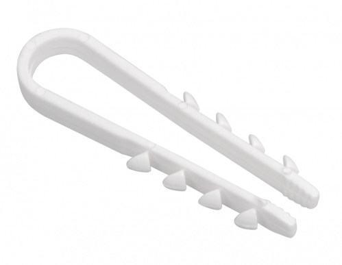 Дюбель хомут 5-10мм нейлон черный (100шт) IEK