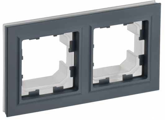 BRITE Рамка 2-мест. IP44 РУ-2-БрГ-44 граф. IEK