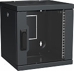 ITK LINEA WS Шкаф 10" 6U 320х310мм дверь стекл. черн.