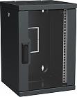 ITK LINEA WS Шкаф 10" 9U 320х310мм дверь стекл. черн.