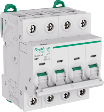 Systeme Electric Systeme9 Автоматический выключатель (АВ) C 50A 4P 6kA 400В