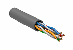Витая пара U/UTP кат.5E 24AWG 4 пары LSZH нг(А)-HF 1м серый РФ/Т GENERICA