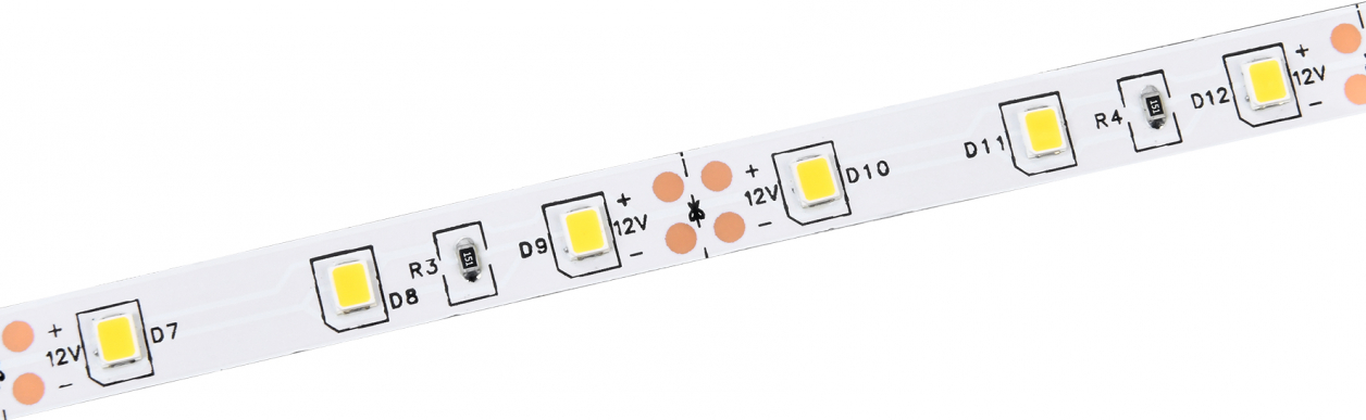 Лента LED 5м LSR-2835WW60-4,8-IP20-12В IEK