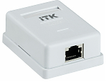 ITK Настенная инф. розетка RJ45 кат. 5E FTP 1-порт